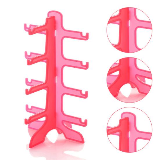 Brillenständer, 4 Sonnenbrillen-Organizer, stabil, bruchsicher, tragbar, Brillenständer, einfach zu montieren, zur Aufbewahrung von Brillen und Sonnenbrillen