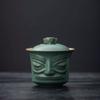 Sanxingdui mask office cup merchandise souvenir ceramic tea set business company activities museum collection gifts