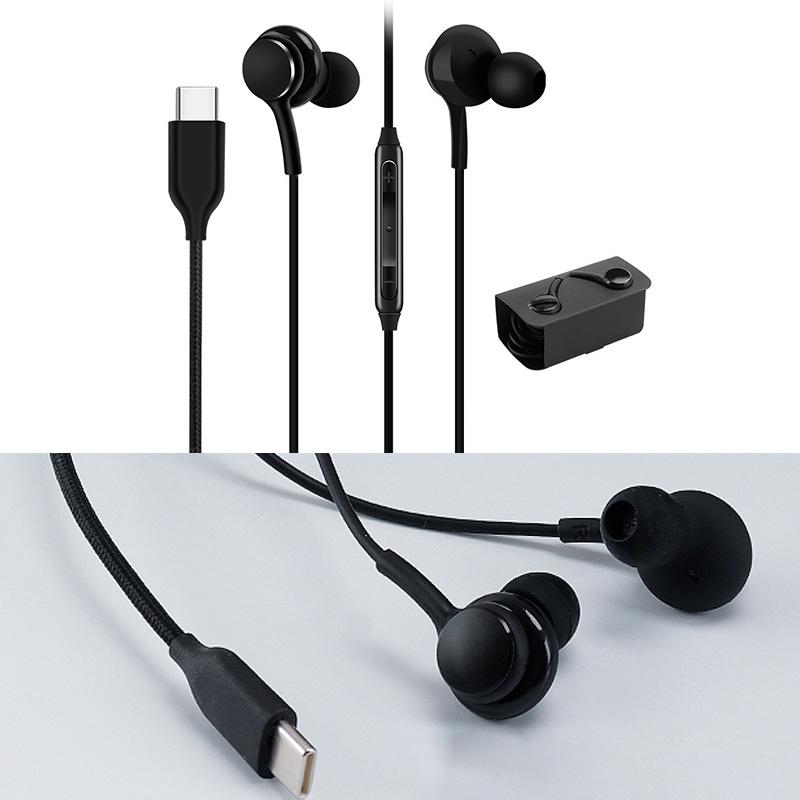 Convenient Wired Listening with Type C Headphones for Samsung For Galaxy