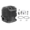 Dark Grey Cylinder Piston Kit Metal Piston Gaskets Kit for KAWASAKI KBH48A HA048J-AS50 TH48