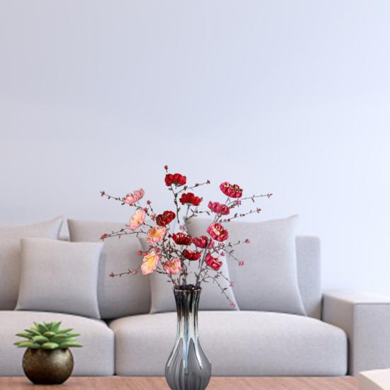 

Искусственные цветы пиона, неувядаемые весенние украшения, яркий цвет, привлекательный свадебный декор, искусственный букет пионов для дома