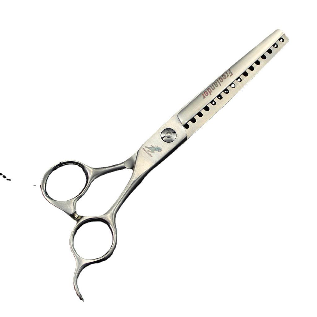 Dz Fish Bone Tooth Scissors, High-End Pet Thin Scissors 7.0 Inches, Pet Scissors Reverse Teeth