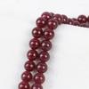 10mm Round Red Jades Chalcedony Loose Beads Natural Stone Women Girls DIY Jaspers Accessories Part for Jewelry Making Design