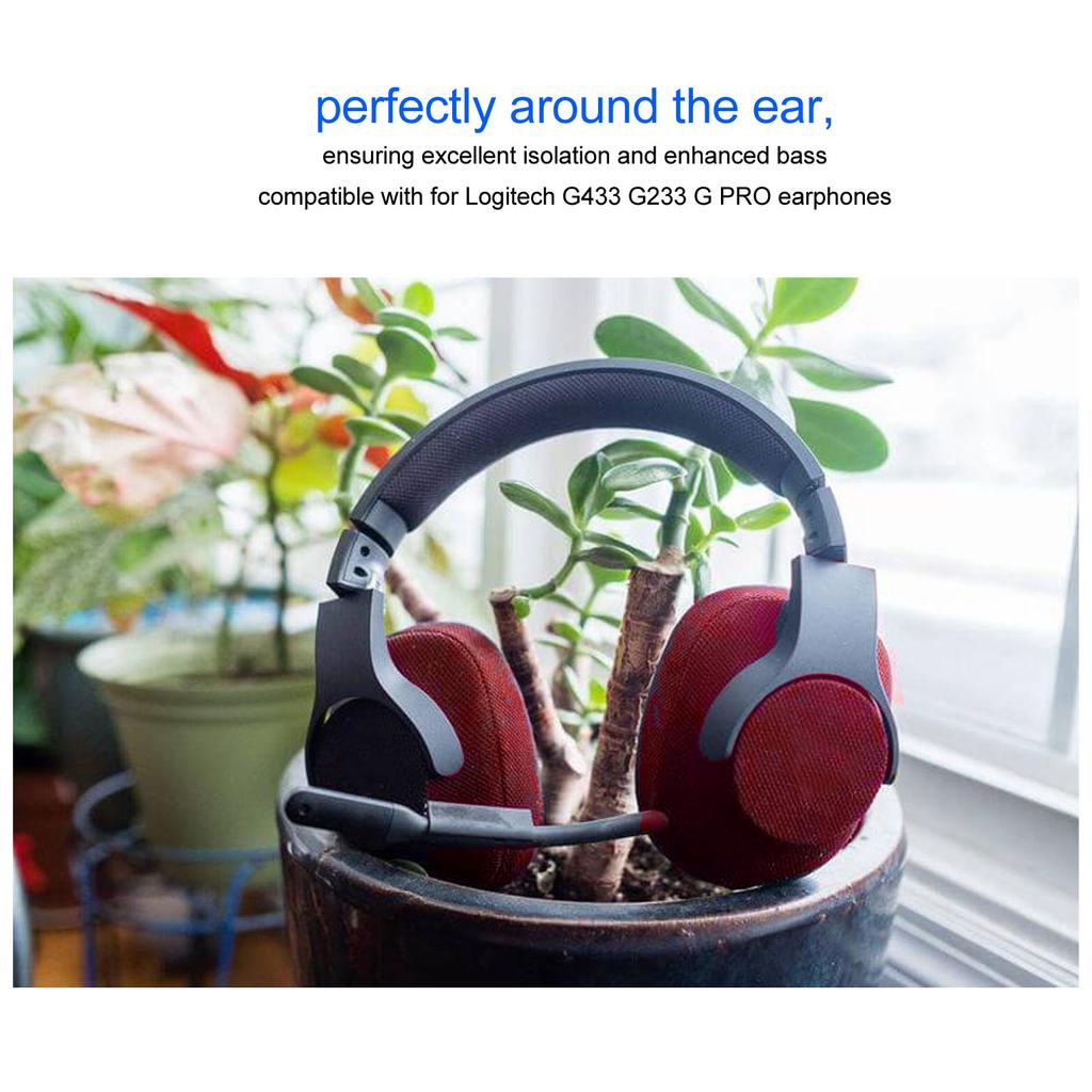 Ear Pads Cushions Soft Breathable Noise Reduction Strong Bass Replacement Headphones Ear Pads for 433 33