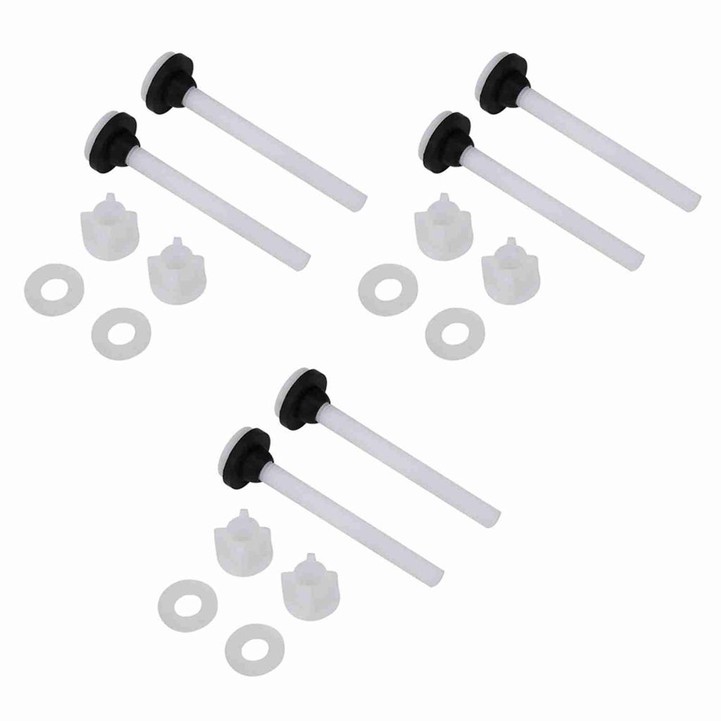 3 Pair Two Piece Toilet Water Tank Screw Set Fixings Fitting Accessory Repairing Tools