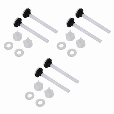 3 Paar zweiteiliges Toilettenspülkasten Schraubenset Befestigungen Zubehör Montagewerkzeuge