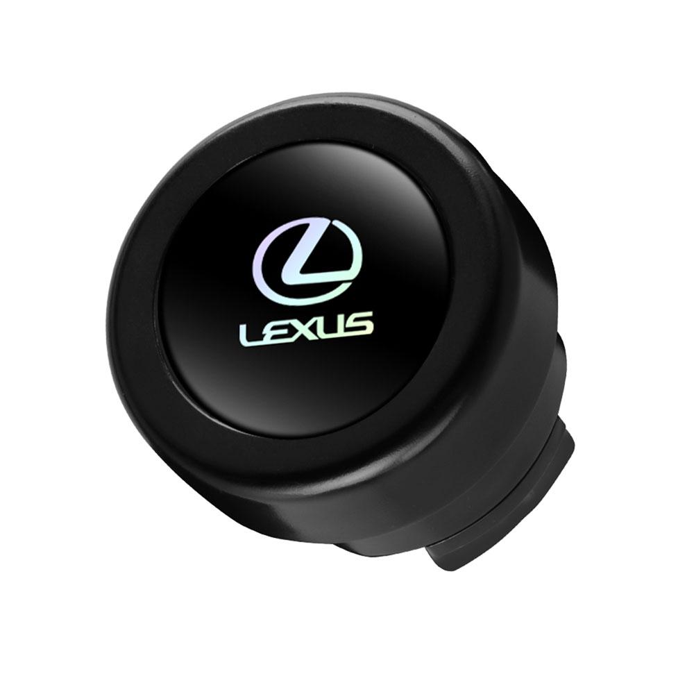 

New 360 Steering Wheel Knob Ball Auto Spinner Knob Car Steeringbooster For Lexus NX IS 250 RX GS UX RX300 RX350 CT200H GX460 ES 1PCS чёрный