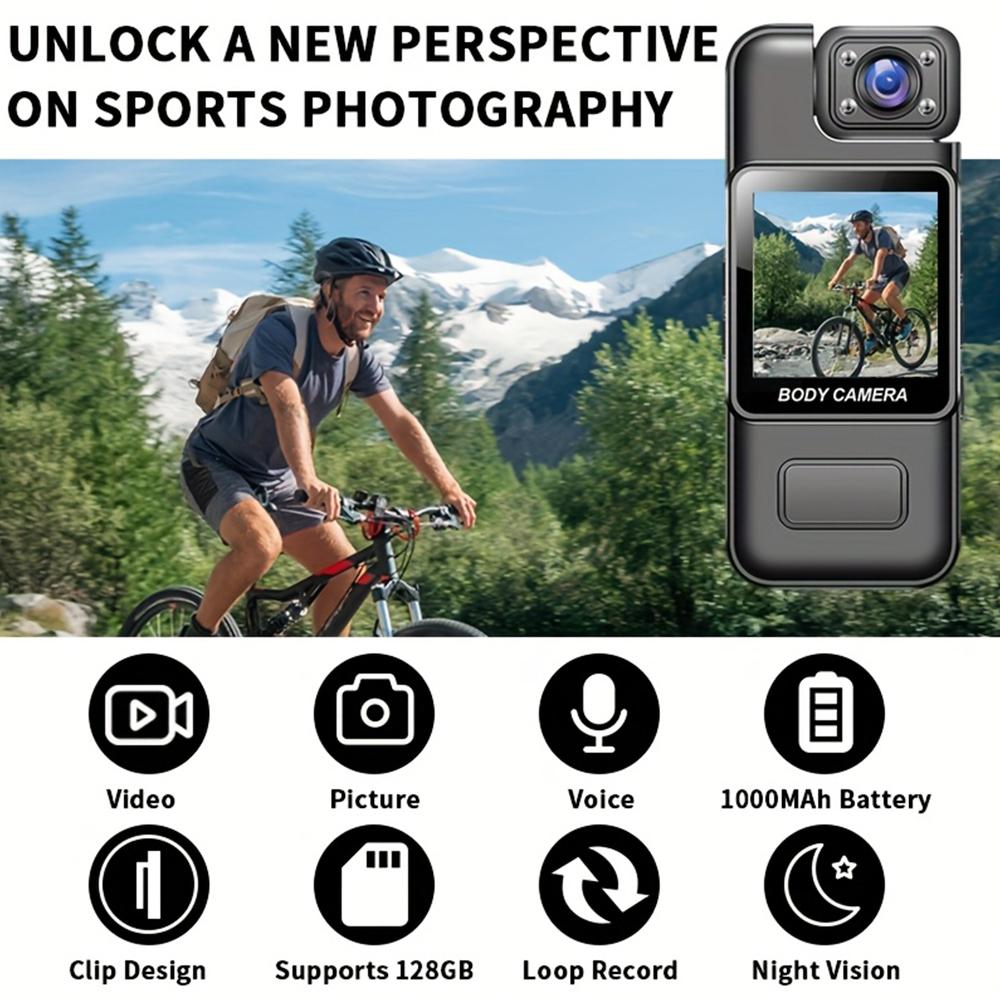 4K WiFi Mini Camera Ultra HD Portable Digital Video Recorder with Infrared Night Vision for Police BodyCam Sports DV And Riding