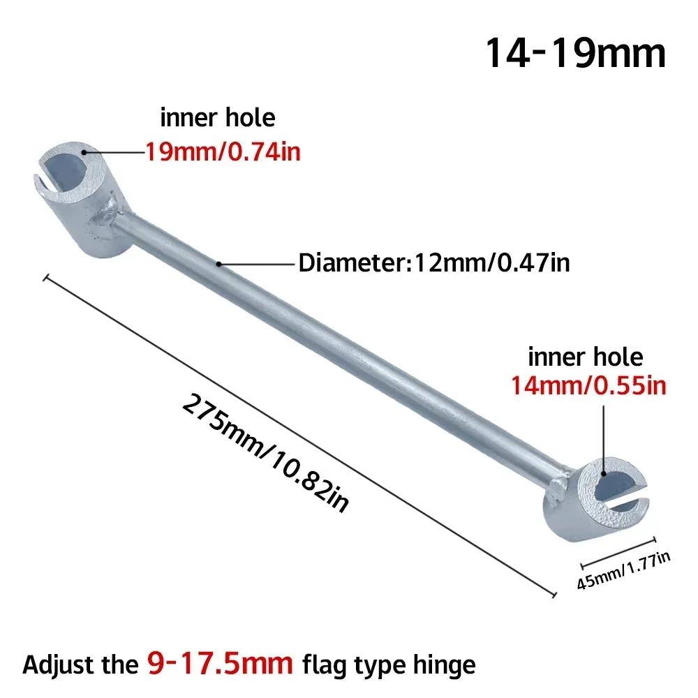 

Ручной двухголовочный инструмент для обслуживания Открывающийся рукав Петля двери Ремонт и регулировка Дверь из конструкционной стали Автоматические аксессуары