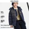 MINIPEACE Boys' Academic Style Padded Winter Down Jacket