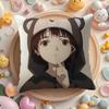 Anime Serial Experiments LLain Pillow Case Pattern Printed Pillowcase for Living Room Sofa Cushion Cover  Bedroom Decor