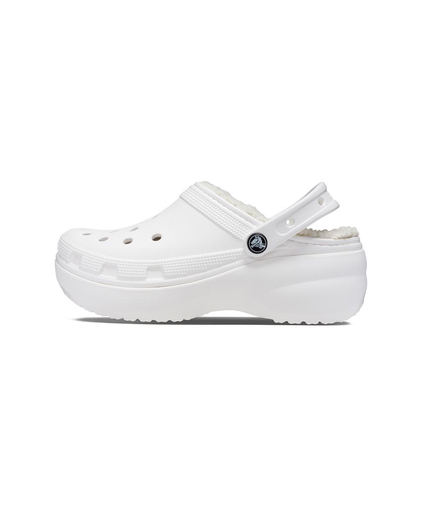 Crocs Classic Platform Lined Clogs Women - White / 207938-100