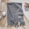 Luxury Cashmere Wool Scarf For Women  Winter Warm Pashmina Thicken Soft Shawl Wrap Stole Daily Use Fashion Elegant Wool Scarf