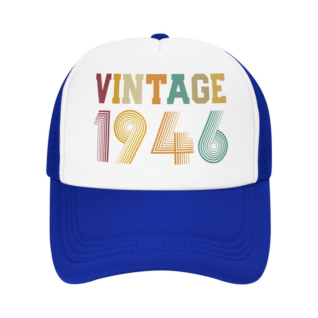 Th Birthday Born Year Old Mesh Baseball Caps Unisex Women Casual Sun Hat Hats Adjustable Summer Trucker Hats
