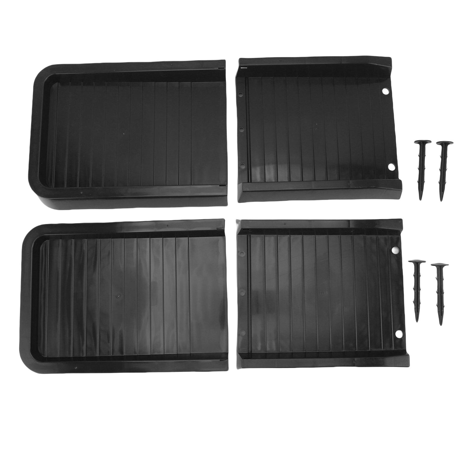 

Rain Gutter Downspout Extension Weather Proof PP Rain Gutter Downspouts Splash Block For Outdoor чёрный