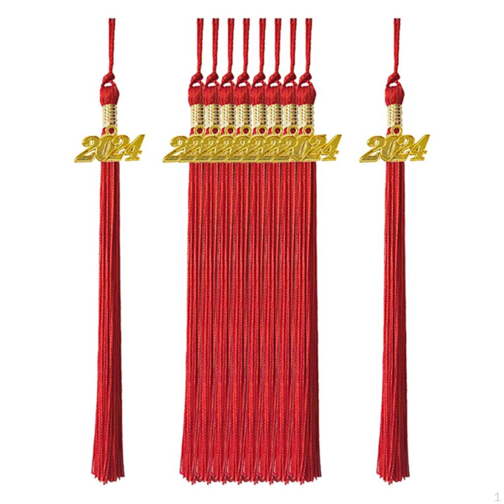 10Pcs Graduation Cap Hat Tassel for Graduates DIY Craft Grad Hats Accessory Decoration Party