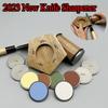 2025 HOT Sell Magnetic Rolling Knife Sharpener Tumbler 12 15 18 20 22 Degree Pentagon Wood DIY Fixed Angle Sharpening Stone Set