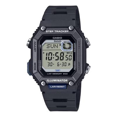 WS-B1000-1AV Digital Watch with Mobile Link, Bluetooth, Step Tracker, Men's, Black, Imported