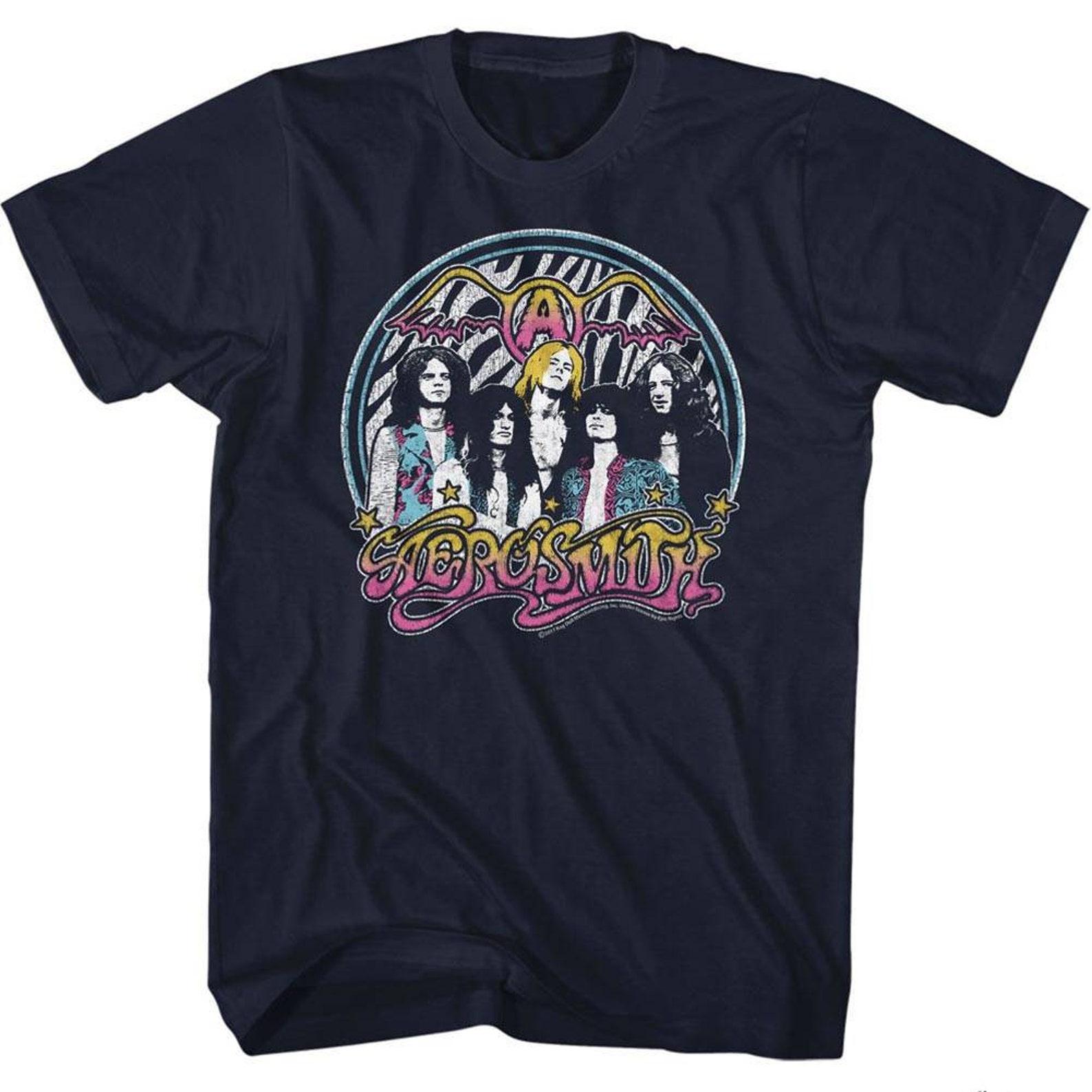 Aerosmith Navy Adult T-Shirt 4XL