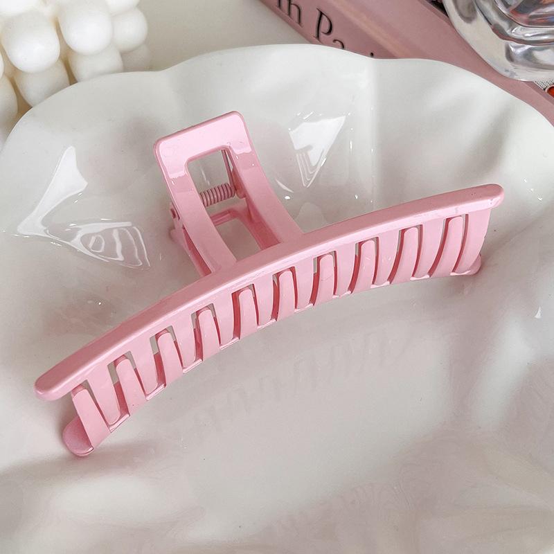 UXSL New Sweet Pink Series Hair Claw Acrylic Hairpin Geometry Barrette Crab Hair Clips Headwear for Womens Girl Hair Accessories