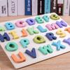 Toddlers Wooden Number And Letter Puzzle Montessori Toy Abc Alphabet Number Shape Matching Board Game Educational Toy For Kids