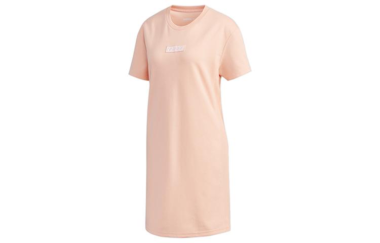 Adidas Neo Short Sleeved Dress Women s Pink EI4702 L