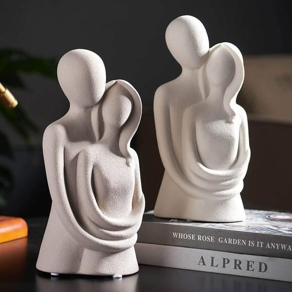 Couple Portrait Wedding Lovers Candle Silicone Mold for Aromatherapy Art Plaster Casting Home Decorative Candle Making Supplies