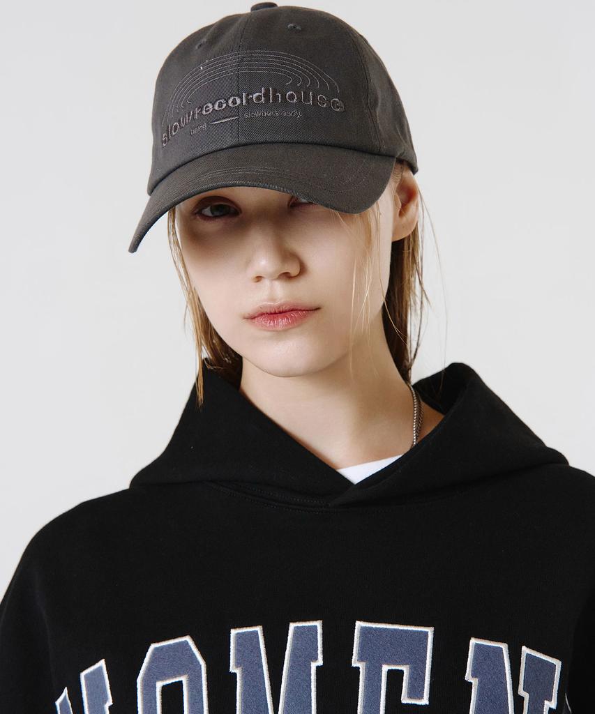SLOW RECORD HOUSE Srh Record Ball Cap_Gray