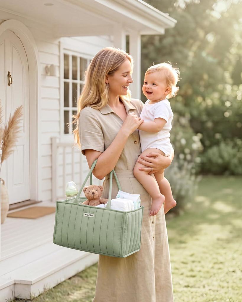 High-Capacity Waterproof Baby Diaper Bag – Stylish & Portable Mommy Hospital Bag