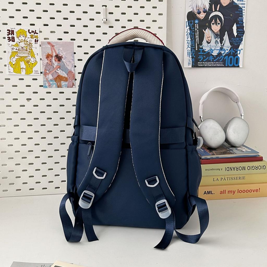 School bag high value back junior high school students casual simple lightweight versatile large capacity