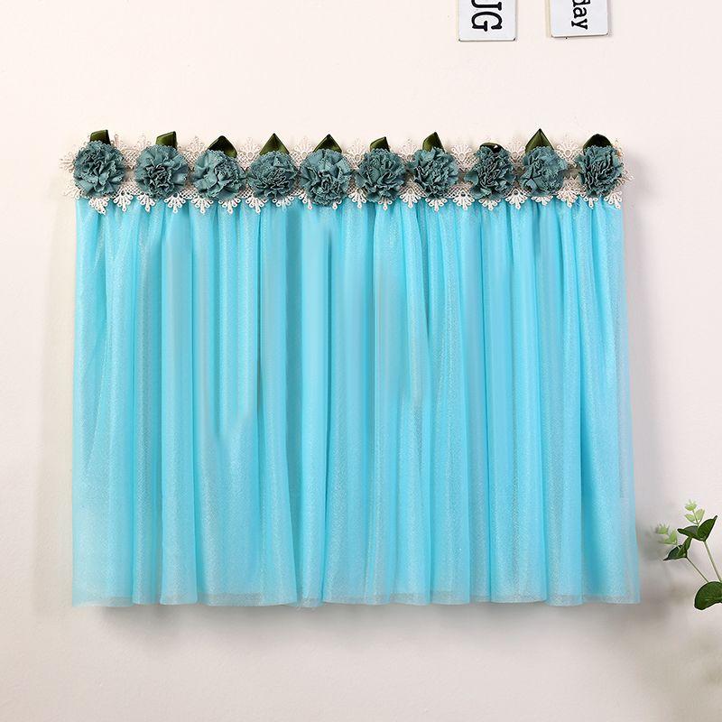 

Декоративный креативный блок для электросчетчика в европейском стиле, дверца, визуальный дверной звонок, чехол для телефона, тканевая мультимедийная коллективная распределительная коробка, наклейка на стену Carnation Blue Green 25cm long and 30cm high