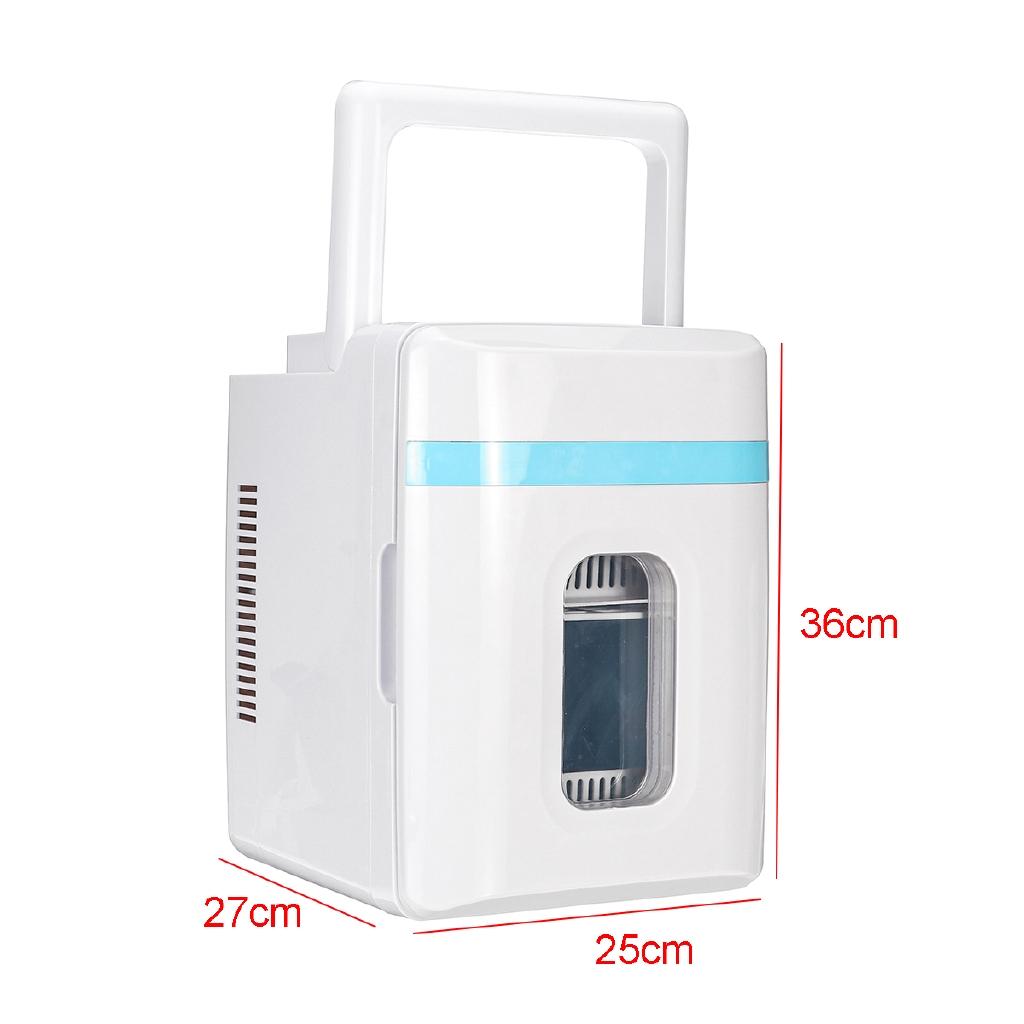 10L 12V Refrigerator Home Car Fridge Mini Freezer Portable Ultra Quiet Cooling Heating Box Fridge for Travel Camping