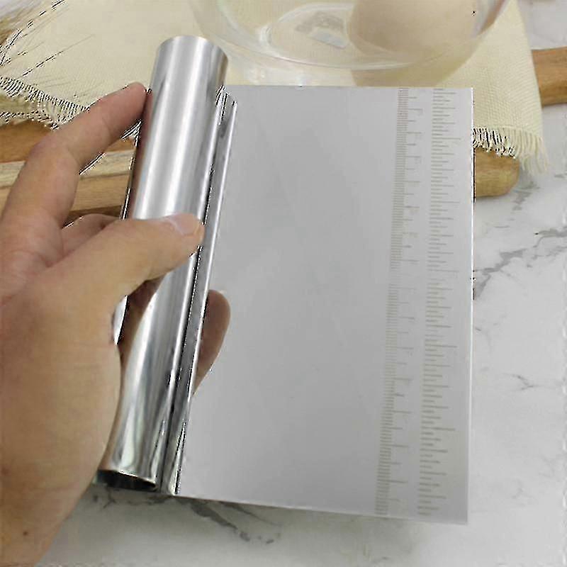 Dough Scraper/cutter/chopper Set Stainless Steel Powder Blender Pastry Cutter With Measuring Scale yu