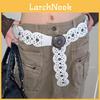 Casual Pu Leather Waist Belt With Metal Pin Closure For Girls And Teens Summer