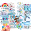 DEVENTORZ Hair Clips, Hairpins, Girls' Luxurious 28-Piece Set with Hair Ties, Hair Accessories, Hair Bands, Hair Ties, Stylish Hair Ornaments for
