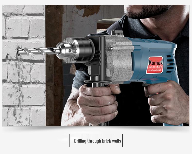 220V Multifunctional Electric Drill & Screwdriver Tool Set