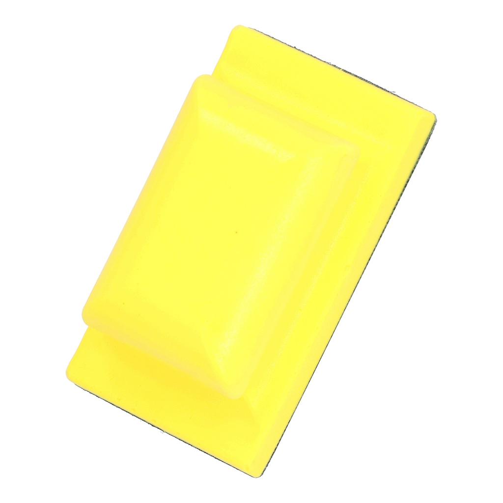 Pad de șlefuire manuală Pătrat Bloc de șlefuitor din spumă PU cu scai Accesorii pentru lustruirea lemnului