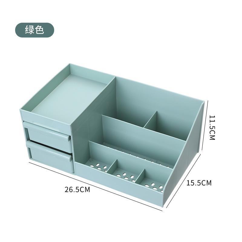 Household Large Plastic Drawer Cosmetic Storage Box Desktop Dresser Lipstick Skin Care Product Finishing Rack