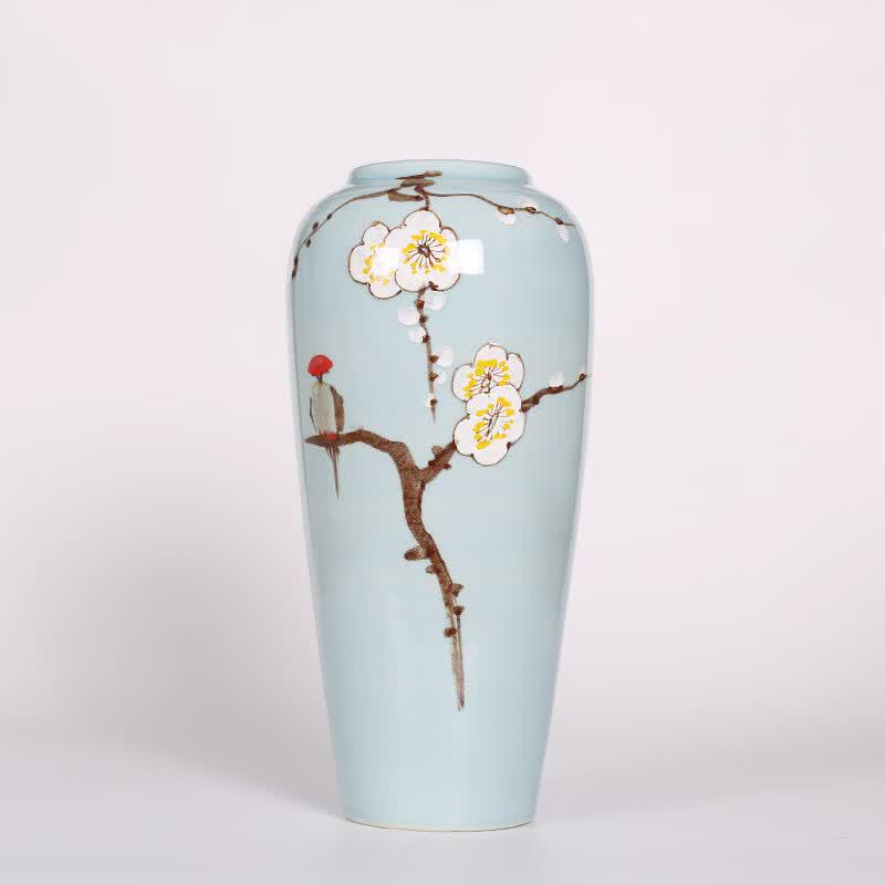 Caiyi Ceramic Plum Blossom Decorative Vase