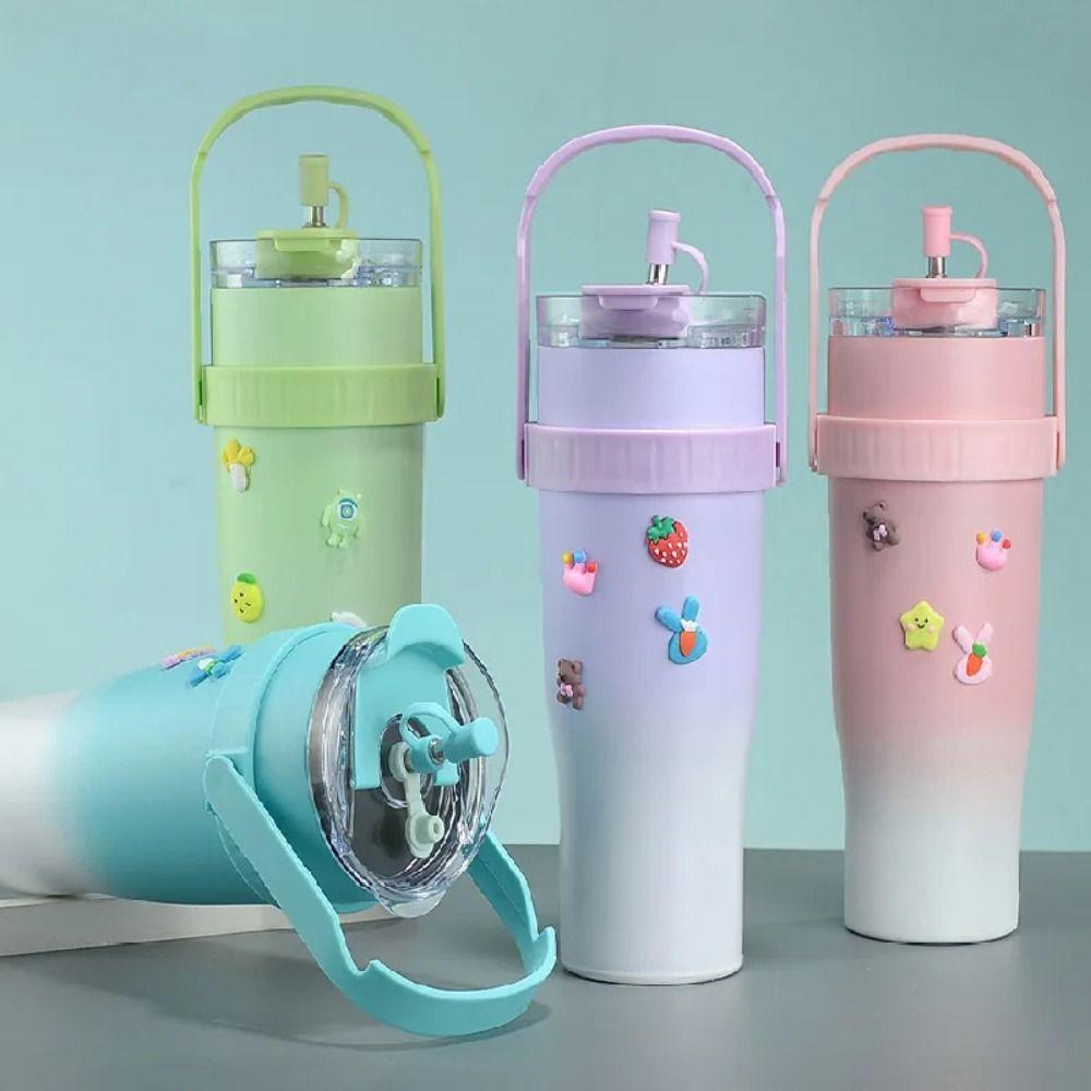 316 Stainless Steel Insulated Water Bottle Large Capacity Office Double Drink Cup  Children