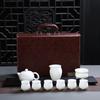 Cha Xun Artistic Landscape Jade Porcelain 11-Piece Tea Set