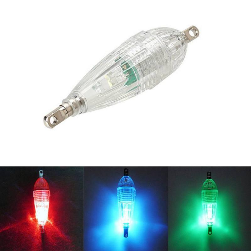 Outdoor Mini LED Flashing Underwater Squid Light Lamp Bait Lures Fish Attraction