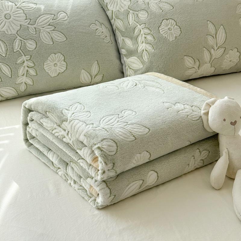 

Cartoon Pattern Thick Flannel Blanket Lightweight Warm Nap Throw Blanket for Sofa All Season Cozy Soft Plush Thermal Bedspread 120x200cm