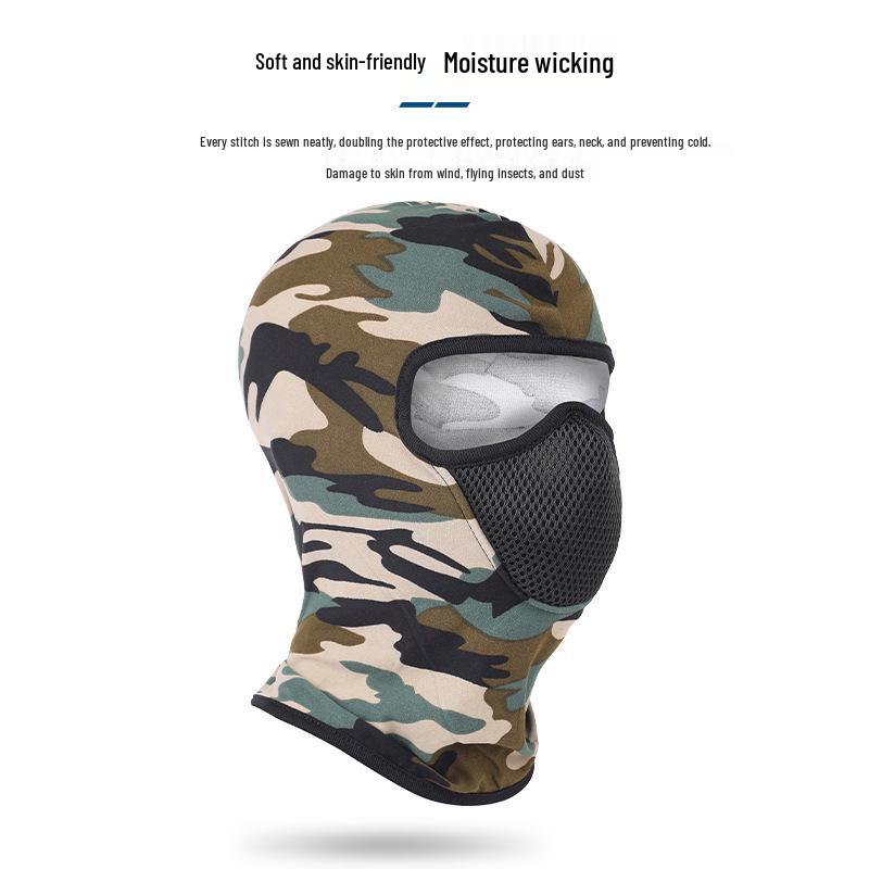 Windproof Cycling Balaclava: Breathable, Quick-Dry Sun Protection Mask for Outdoor Sports