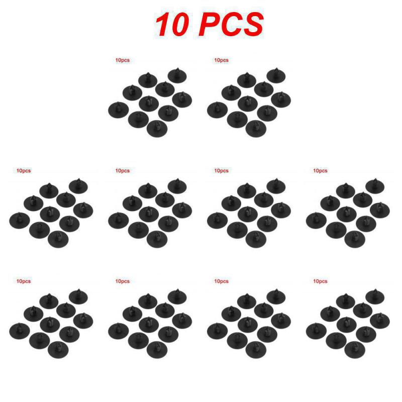 1~10PCS Black Plastics Wheel Arch Lining Splash Guard Trim Clips For Clio MK2 Scenic Megane Car Styling Fender