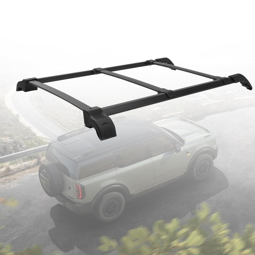 For Ford BRONCO Extended Roof Rack Lightweight Hardtop Cross Bars Kit Roof Expansion Platform Luggage Frame Modification