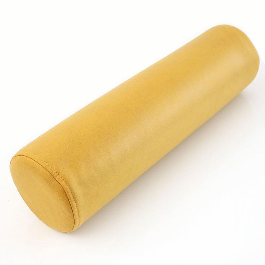 Roll Pillow,Tube Microbead Bolster Pillow With Stay,Cylindrical Pillow Comfortable Roll Pillow Microbead Jelly Bed Pillow Tube Pillow Cushion For Head