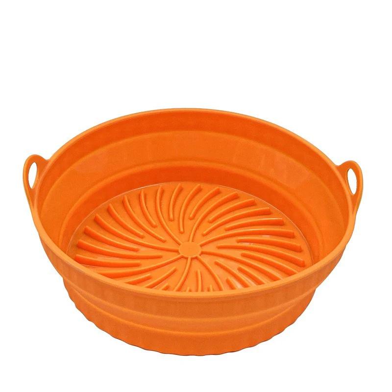 1pcs Foldable Air Fryer Mat High Temperature Resistant Baking Tray Pizza Fried Chicken Mat Kitchen Cooking Tools Accessories