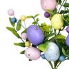Påsk Konstgjord Blomsterbukett Plast Falsk Blomsterarrangemang med Ägg och Bär för Heminredning 2026 Festtillbehör