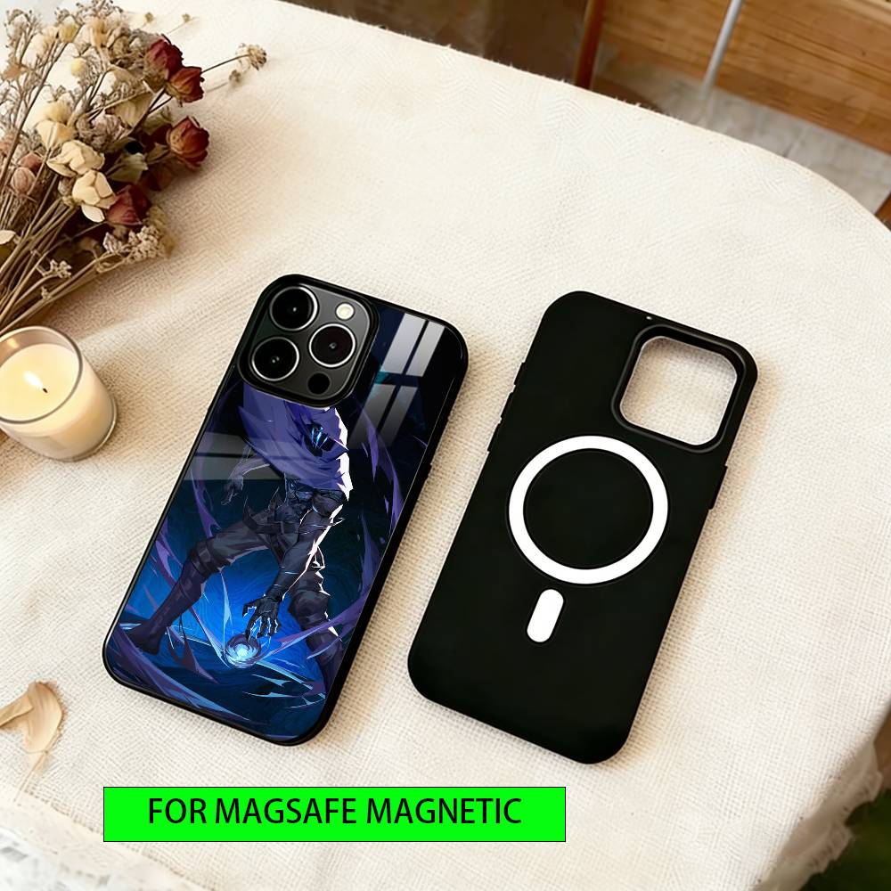 Omen Valorant Phone Case For iPhone17,16,15,14,13,12,11 Plus,Pro Magnetic For Magsafe Wireless Charging